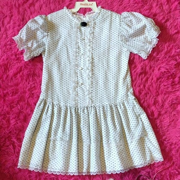 Vintage Haddad Brothers Bow Dress 6x - Picture 1 of 8